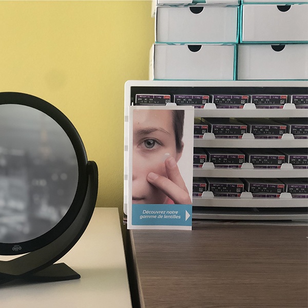 Gamme de lentilles